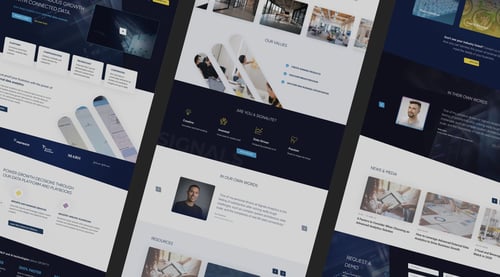 Signals Website Design