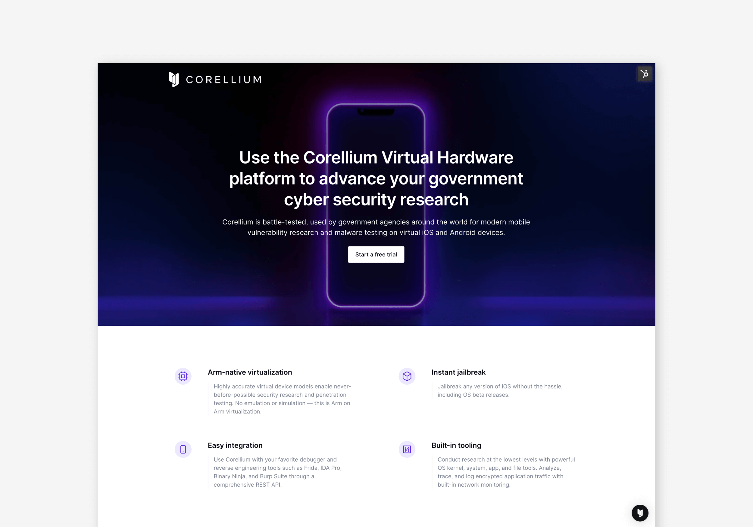 Corellium_BWN-Landing_Page